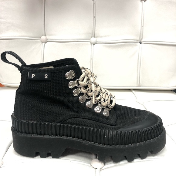 PROENZA Shouler Canvas Combat Boots - Picture 4 of 5